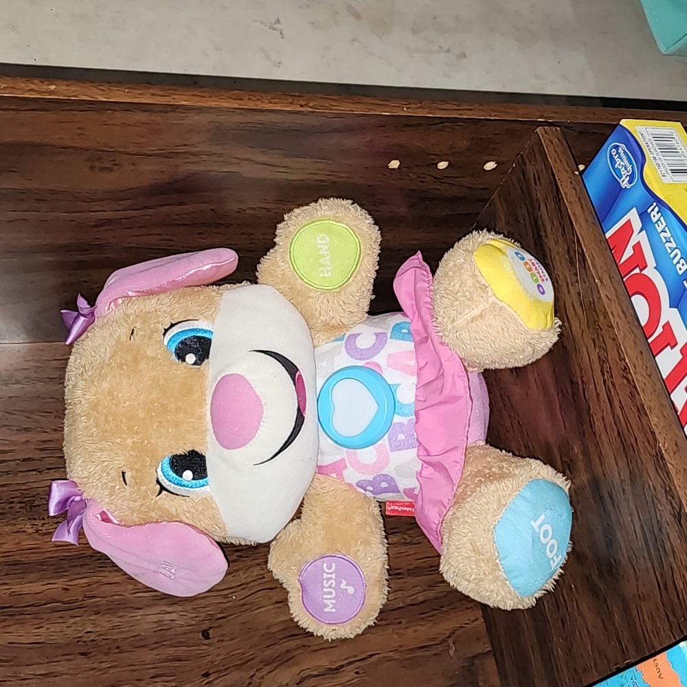 Fisher Price Laugh & Learn Smart Stages Plush Sis Interactive Puppy Toy - Girl